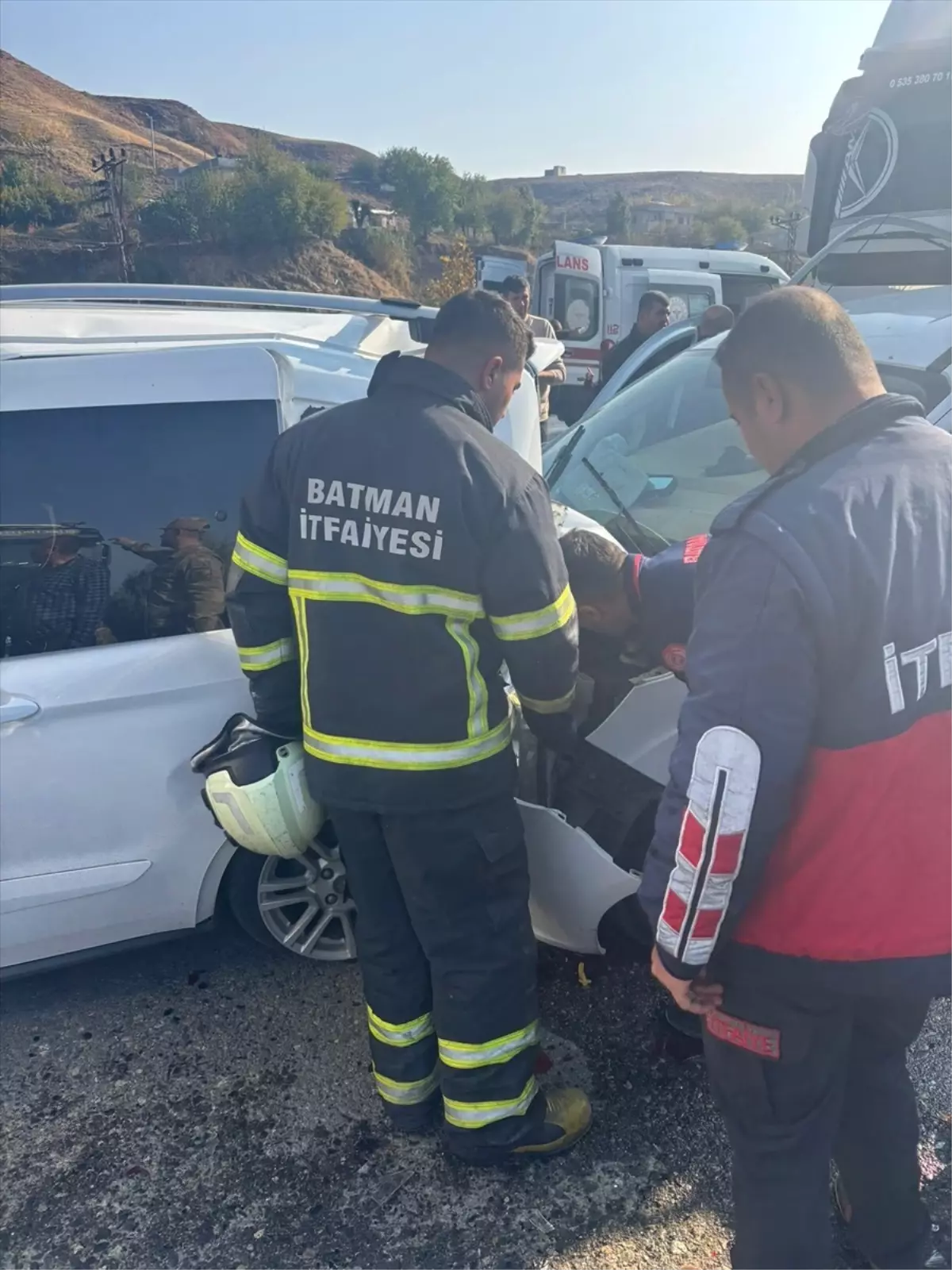 Batman’da Zincirleme Trafik Kazası: 6 Yaralı