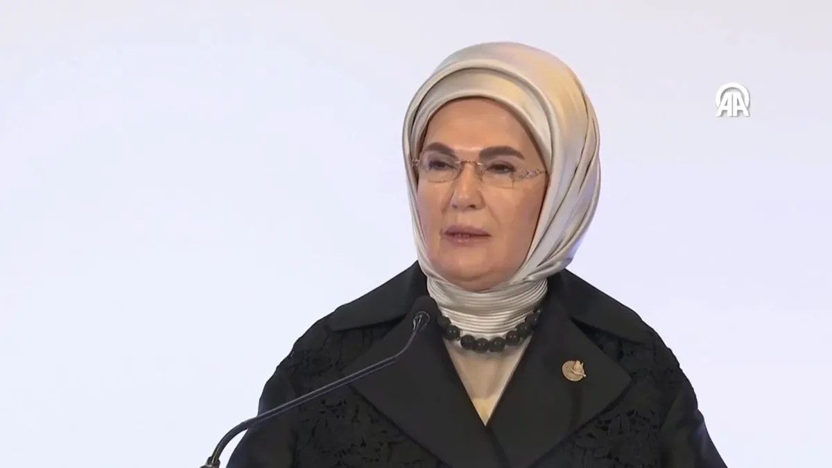 Emine Erdoğan: İsrail’in Filistin’de gerçekleştirdiği postmodern bir Holokost’tur